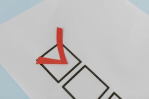 A ticked checkbox